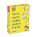 Taco Gato Cabra Queso Pizza – Lúdilo, Juego de Cartas Divertido, Juegos de Viaje,...
