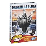 Hasbro Gaming- Hundir la Flota Viaje Gaming Travel Juego de Estrategia, Multicolor...