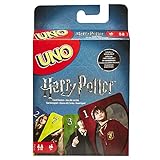 Mattel Games UNO - Harry Potter, Juego de Cartas Para Niños, Multicolor, FNC42