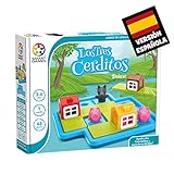 SmartGames - Los Tres Cerditos, Juegos De Mesa Para Niños Entre 3-6 Años, Puzzles...