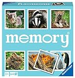 Ravensburger Memory Tierkinder 20879-El clásico Amantes de los Animales, Juego de...