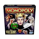 Hasbro Juego Monopol Villains Edition para niños de 8 años en adelante, Juega como...